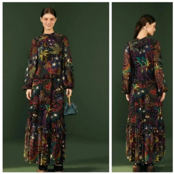 FARM Rio Multicolor Maxi Dress - Picture 2 of 10